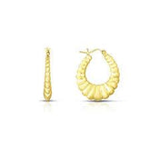 10K Gold Shrimp Earrings