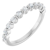 Platinum 1/2 CTW Lab-Grown Diamond Anniversary Band