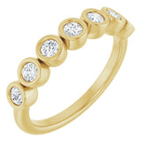 14K Yellow 3/8 CTW Lab-Grown Diamond Anniversary Band