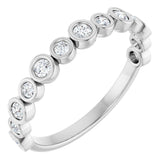 14K White 1/3 CTW Lab-Grown Diamond Anniversary Band
