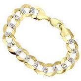 10 7MM 8" DC.W. Curb-Link Bracelet