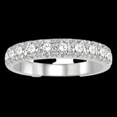 14K 0.75ct Diamond Prong-Set Wedding-Band