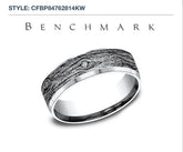 14K 7mm Size-10 Log-Knot Wedding-Band