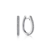 14K 0.50ct Diamond Hoop Earrings