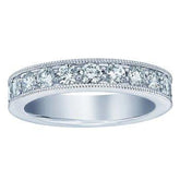 14K 0.75ct Diamond Pave-Set Wedding-Band