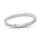 14K 1.00ct Diamond Prong-set Eternity-Band