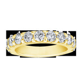 14K 0.75ct Diamond Prong-Set Wedding-Band