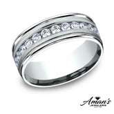 14K 1.00ct Diamond Channel-Set Wedding-Band