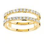 14K 1.00CT-Diamond Shared-Prong-Set Ring-Guard