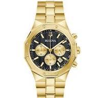 Mens Bulova Watch Bul M Y BR BK CAL CHRONO
