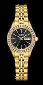 Citizen Quartz Crystal Ladies Watch-Black