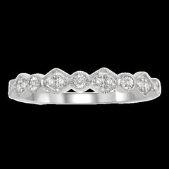 14K 0.10ct Diamond Stackable Bands