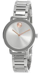Movado Bold Silver-Tone Stainless-Steel Watch