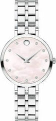 Movado Ultra-Slim Mother-Of-Pearl Ladies Watch