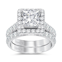 14K4.41CT LG DIA BRIDAL SET