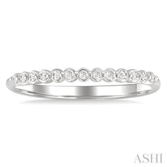 1/10 Ctw Round Cut Diamond Fashion Band in Sterling Silver