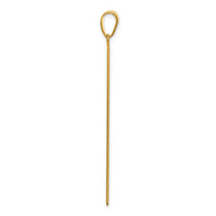 10k Yellow Gold 1 Name Family Pendant