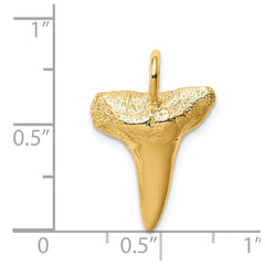 14K Shark Tooth Pendant