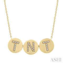 .10CTRDDM"TNT"DISC NK-SML YG 10K-S*