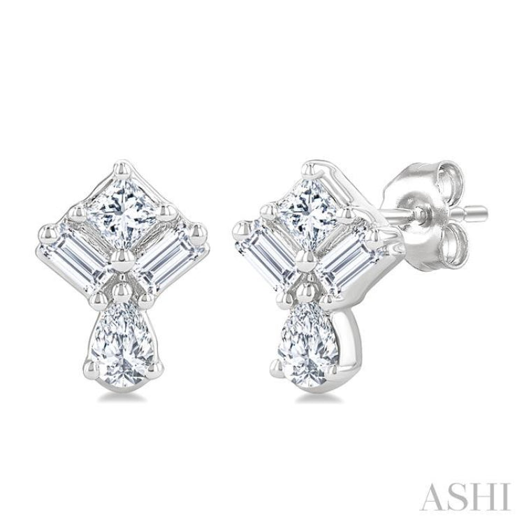 .33CTTWDM PETI MIX FANCY SH ER WG 14K-G*