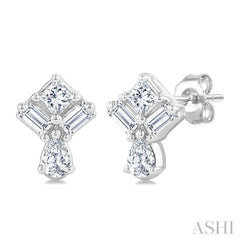 .33CTTWDM PETI MIX FANCY SH ER WG 14K-G*