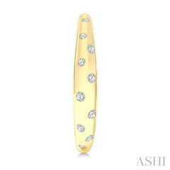 .20CTRDDM MOSAIC HALF HOOP ER YG 10K-G*