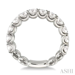 2 ctw Diamond Matching Wedding Band in 18K White Gold