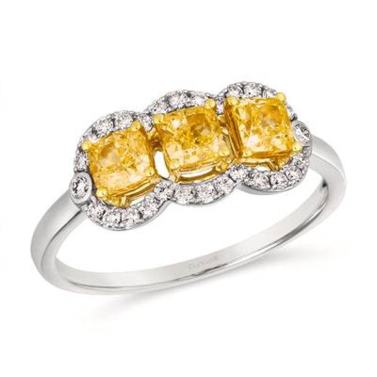 14K Two Tone Gold Ring