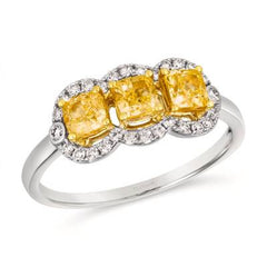 14K Two Tone Gold Ring