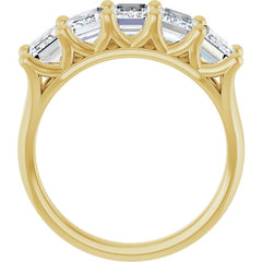 14K Yellow Gold 3 CTW Lab-Grown Diamond Anniversary Band
