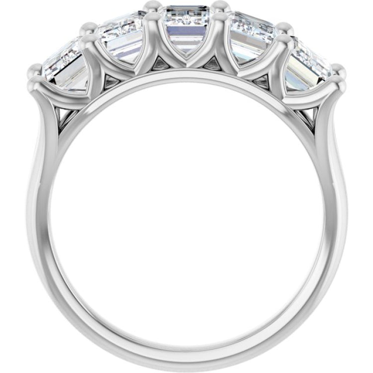 Platinum 3 CTW Lab-Grown Diamond Anniversary Band