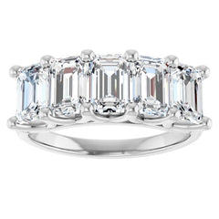 Platinum 3 CTW Lab-Grown Diamond Anniversary Band