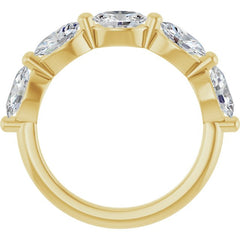 14K Yellow Gold 1 7/8 CTW Lab-Grown Diamond Anniversary Band