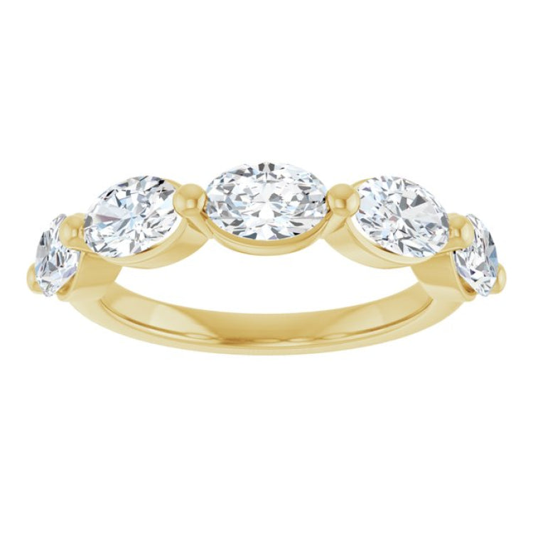 14K Yellow Gold 1 7/8 CTW Lab-Grown Diamond Anniversary Band