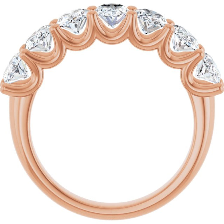 14K Rose Gold 2 1/2 CTW Lab-Grown Diamond Anniversary Band
