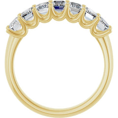 14K Yellow Gold 2 1/6 CTW Lab-Grown Diamond Anniversary Band