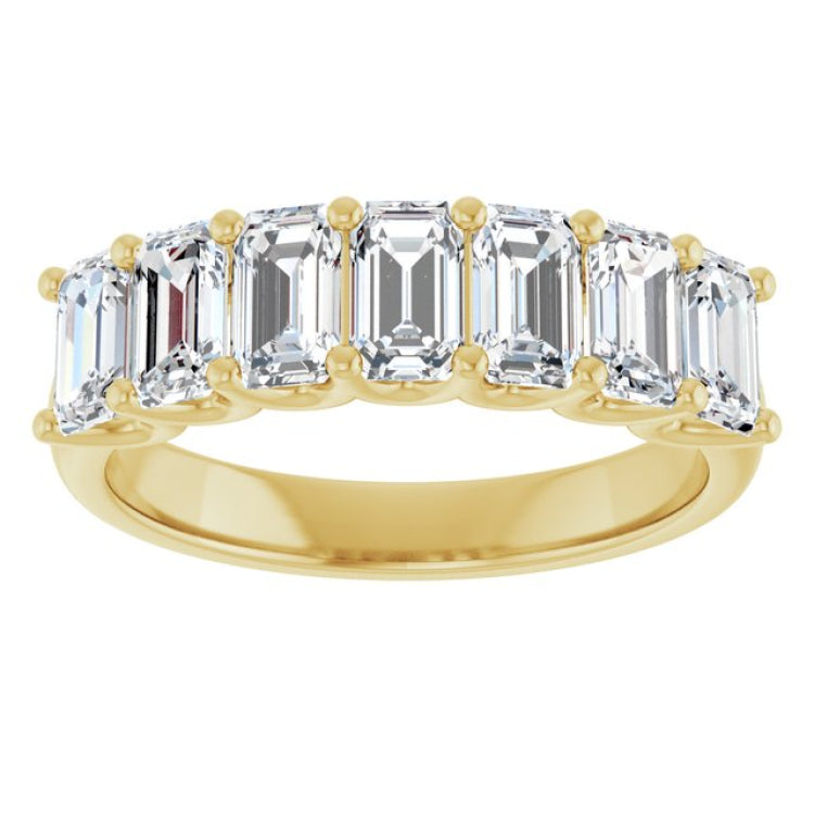 14K Yellow Gold 2 1/6 CTW Lab-Grown Diamond Anniversary Band