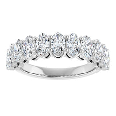 14K White Gold 2 3/4 CTW Natural Diamond Annniversary Band