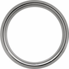 Tungsten 8 mm Beveled-Edge Band Size 13