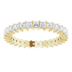 10K Yellow Gold 1 3/8 CTW Lab-Grown Diamond Eternity Band Size 8.25