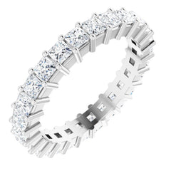10K White Gold 1 7/8 CTW Lab-Grown Diamond Eternity Band Size 5.5