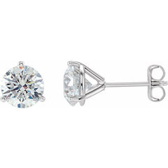 14K White Gold 1/4 CTW Natural Diamond Stud Earrings