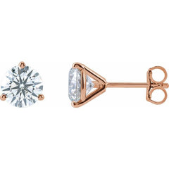 14K Rose Gold 1 5/8 CTW Lab-Grown Diamond Stud Earrings