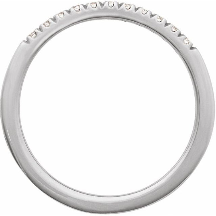 Sterling Silver 1/6 CTW Natural Diamond Stackable Ring