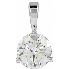 Platinum 5/8 CTW Natural Diamond Pendant