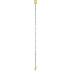 14K Yellow Gold Natural Emerald 6 1/2-7 1/2" Bracelet