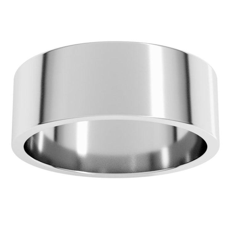 Sterling Silver 7 mm Flat Band Size 14