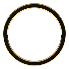 14K Yellow Gold 1.5 mm Lightweight Comfort-Fit Flat Band Size 6