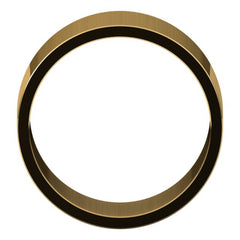 14K Yellow Gold 10 mm Flat Band Size 9.5