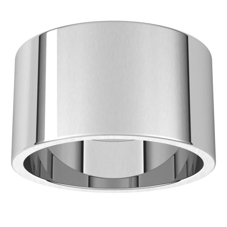 Platinum 11 mm Flat Band Size 8